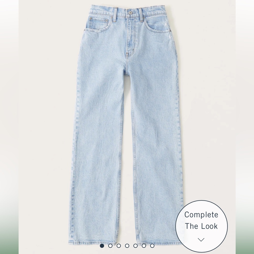 A&F Curve Love High Rise 90s Relaxed Jean
